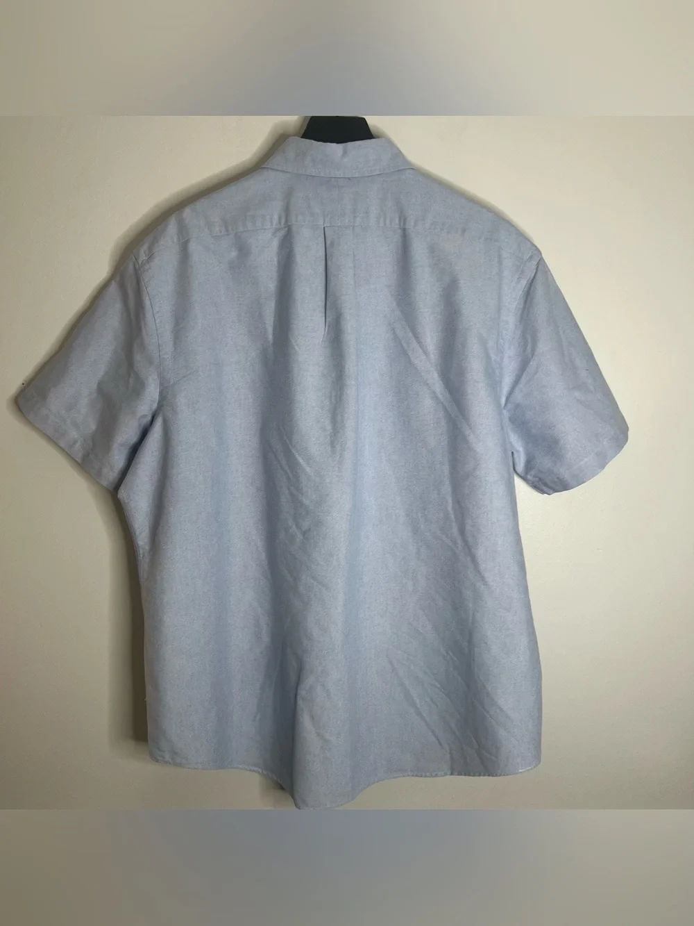 Polo Ralph Lauren Oxford Short Sleeve Button Down Shirt Mens XXL Blue